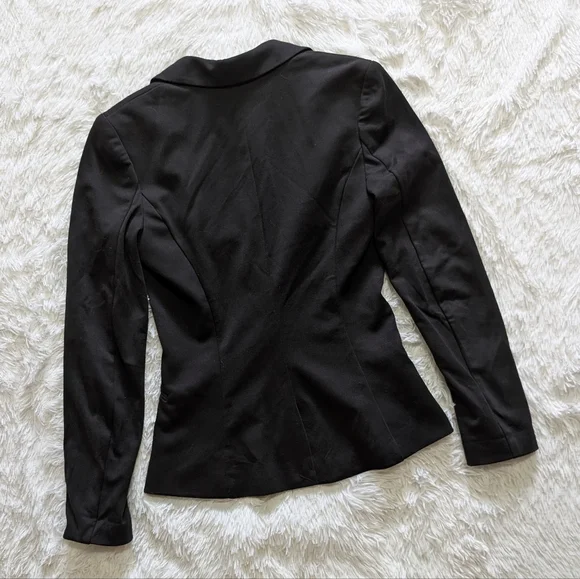 H&M Black Fitted Single Button Blazer - Picture 4 of 10